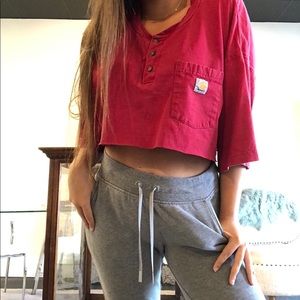Cropped Carhartt t-shirt